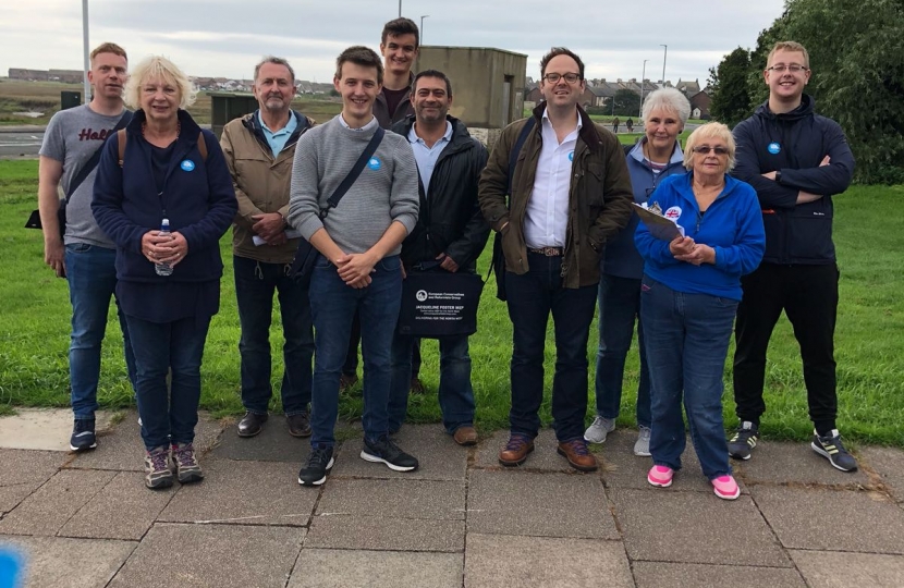 Our members campaigning on Walney Island