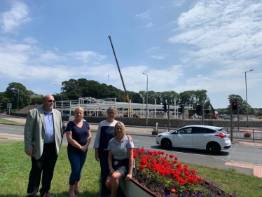 Ulverston and Furness Conservative members (L-R) ; Cllr. Andrew Butcher, Cllr. Amanda Rigg, Cllr. Janette Jenkinson and Maf Haddow.